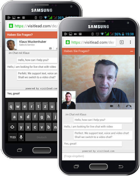 Live Chat für mobile Endgeräte