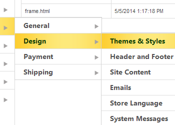 Themes und Styles im 3DCart Webshop ändern